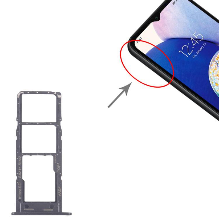 Pour Samsung Galaxy A14 5G SM-A146B 10 pièces Support de carte SIM original + Support de carte SIM + Support de carte Micro SD, Pour Samsung Galaxy A14 5G SM-A146B (Original)