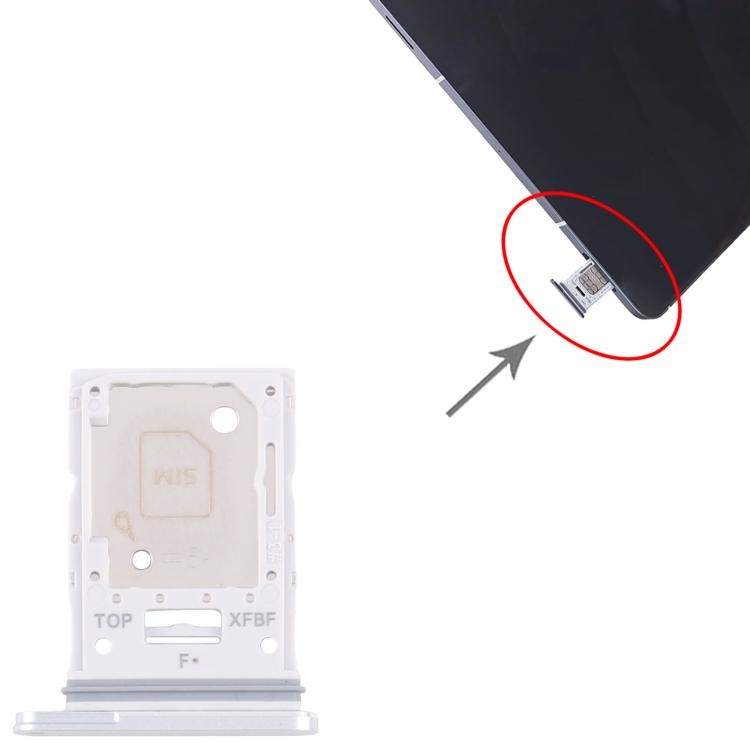 For Samsung Galaxy Tab S10 FE+ SM-X626 Original SIM Card Tray + Micro SD Card Tray