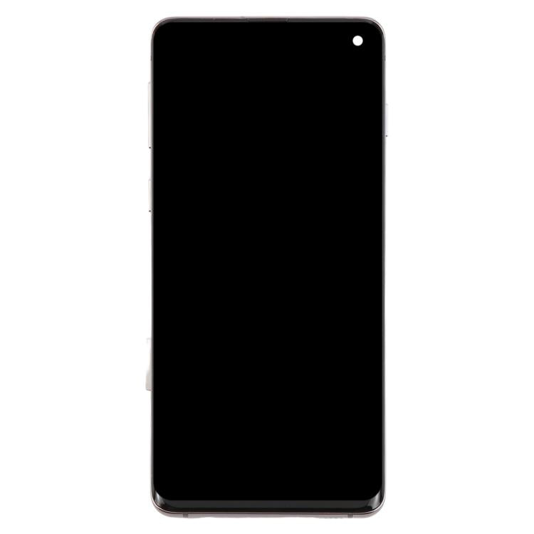 For Samsung Galaxy S10 4G SM-G973 OLED LCD Screen Digitizer Full Assembly with Frame, For Samsung Galaxy S10 4G