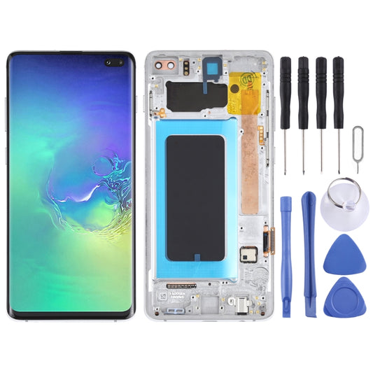 Écran LCD et numériseur complets avec châssis pour Samsung Galaxy S10+