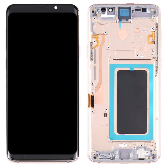 LCD Screen and Digitizer Full Assembly with Frame for Galaxy S9 / G960F / DS / G960U / G960W / G9600