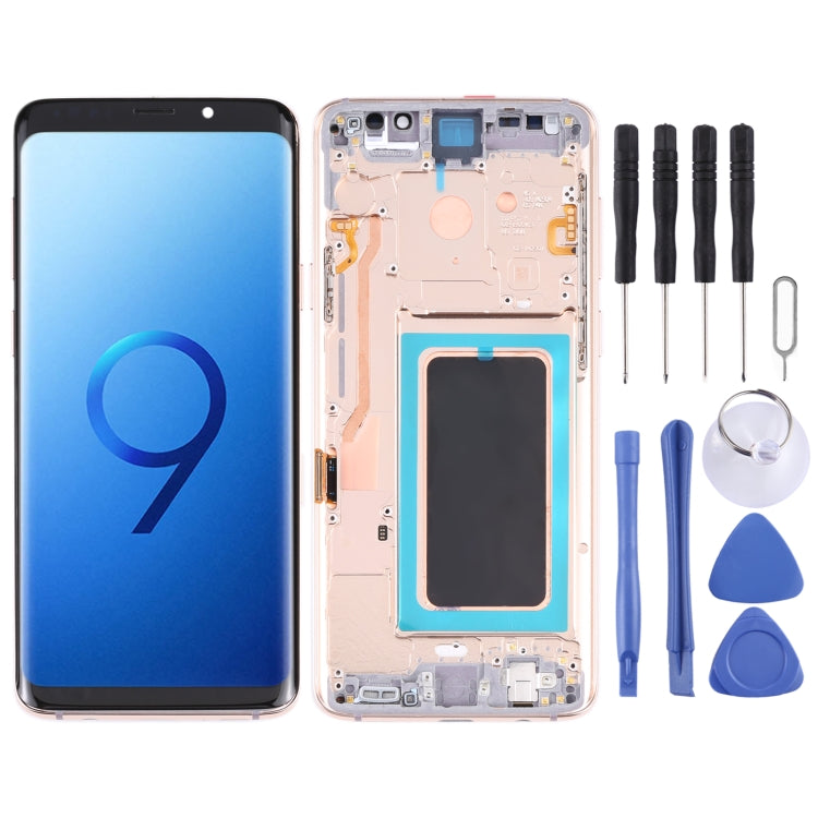 Écran LCD Super AMOLED avec châssis pour Galaxy S9+ / G965F / G965F / DS / G965U / G965W / G9650, Samsung Galaxy S9+ (cadre), Galaxy S9+