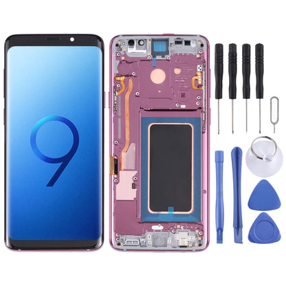 Écran LCD Super AMOLED avec châssis pour Galaxy S9+ / G965F / G965F / DS / G965U / G965W / G9650, Samsung Galaxy S9+ (cadre), Galaxy S9+