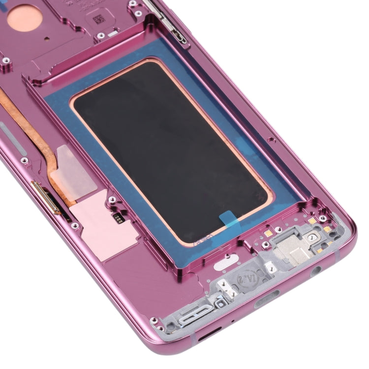 Super AMOLED Material LCD Screen and Digitizer Full Assembly with Frame for Galaxy S9+ / G965F / G965F / DS / G965U / G965W / G9650