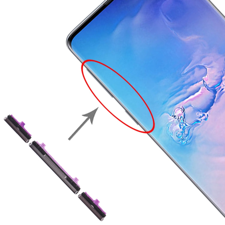 Für Galaxy S10 / Galaxy S10+ 10er-Set Seitenknöpfe, Für Galaxy S10 / S10+, Für Samsung Galaxy S10 / S10+, Für Galaxy S10 / S10+ (Grün), Für Galaxy S10 / S10+ (Pink)
