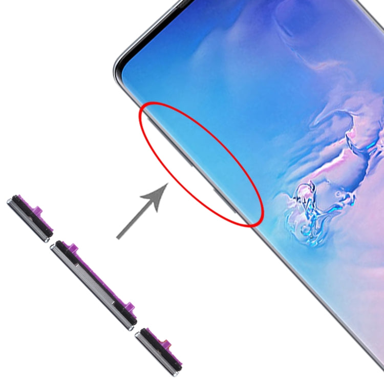 Für Galaxy S10 / Galaxy S10+ 10er-Set Seitenknöpfe, Für Galaxy S10 / S10+, Für Samsung Galaxy S10 / S10+, Für Galaxy S10 / S10+ (Grün), Für Galaxy S10 / S10+ (Pink)