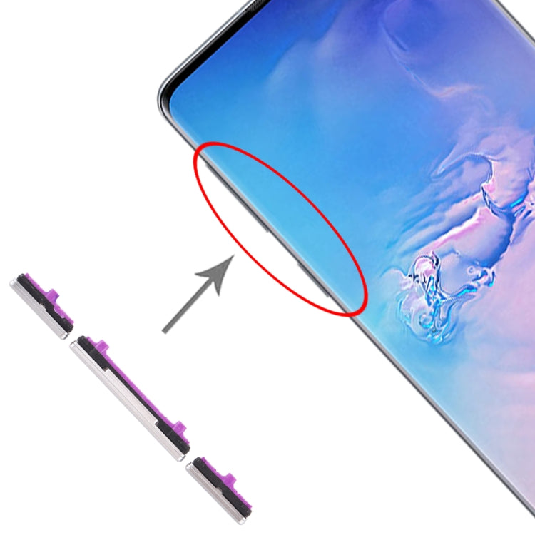 Für Galaxy S10 / Galaxy S10+ 10er-Set Seitenknöpfe, Für Galaxy S10 / S10+, Für Samsung Galaxy S10 / S10+, Für Galaxy S10 / S10+ (Grün), Für Galaxy S10 / S10+ (Pink)