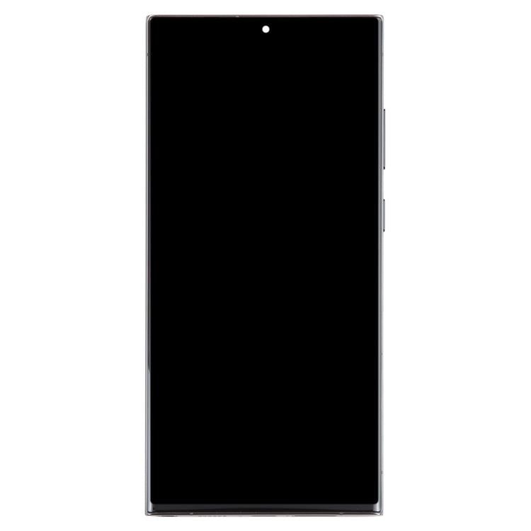 For Samsung Galaxy S23 Ultra SM-S918U EU Edition Original LCD Screen Digitizer Full Assembly with Frame