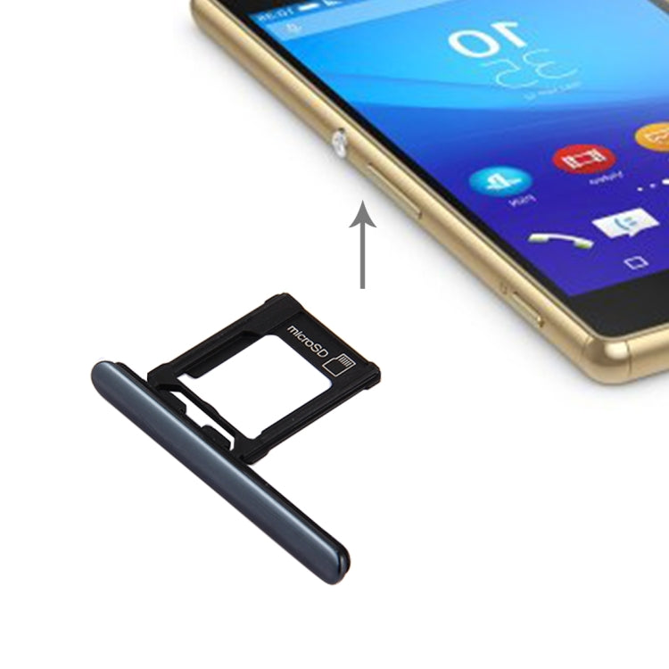 Micro SD Card Tray + Card Slot Port Dust Plug for Sony Xperia XZ Premium (Single SIM Version), For XZP Single SIM, For Xperia XZP Single SIM