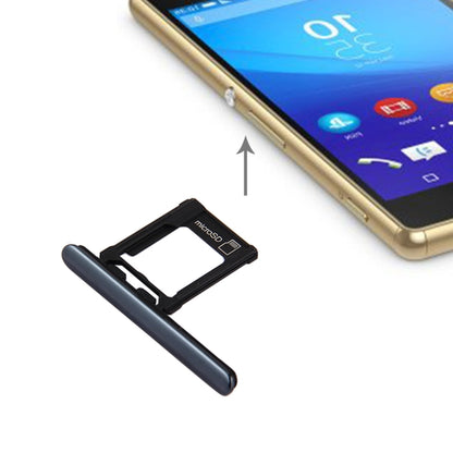 Micro SD Card Tray + Card Slot Port Dust Plug for Sony Xperia XZ Premium (Single SIM Version), For XZP Single SIM, For Xperia XZP Single SIM