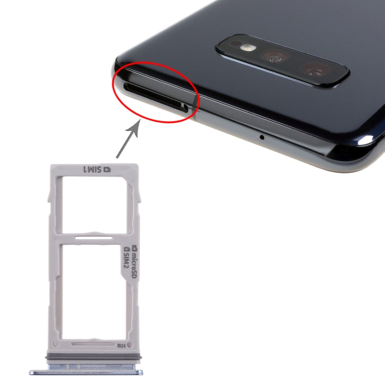 Für Galaxy S10+ / S10 / S10e SIM-Kartenfach + SIM-Kartenfach / Micro SD-Kartenfach, Für Samsung Galaxy S10+(Dual), Für Galaxy S10+(Dual-SIM), Für Samsung Galaxy S10+(Dual), Für Galaxy S10+(2 SIM), Für Galaxy S10+(Dual-SIM)