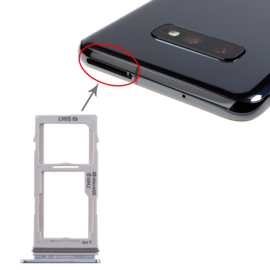Pour tiroir de carte SIM Galaxy S10+ / S10 / S10e + tiroir de carte SIM / tiroir de carte Micro SD, pour Samsung Galaxy S10+(Double), pour Galaxy S10+(Double SIM), pour Samsung Galaxy S10+(Double), pour Galaxy S10+(2 SIM), pour Galaxy S10+(Double SIM)