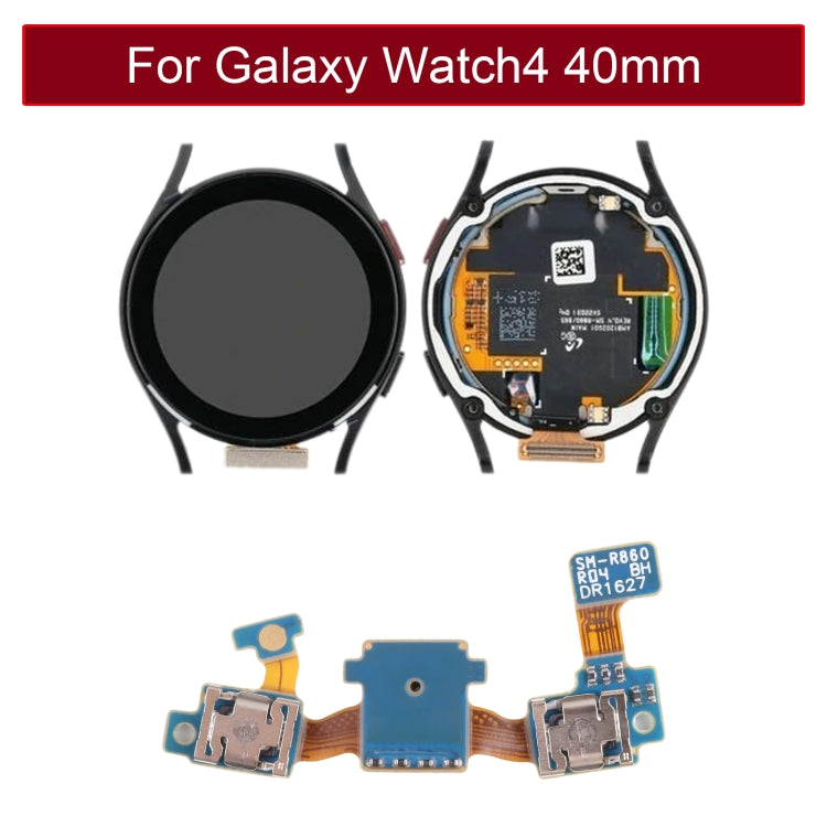 Original Power + Return + Microphone Flex Cable For Samsung Galaxy Watch4 40mm SM-R860 R865, For Samsung Galaxy Watch4 40mm