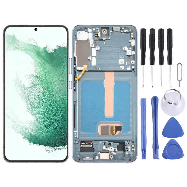 For Samsung Galaxy S22+ 5G SM-S906B OLED LCD Screen Digitizer Full Assembly with Frame, For Samsung Galaxy S22+ 5G