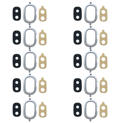 For Galaxy J4, J400F/DS, J400G/DS 10pcs Back Camera Bezel with Lens Cover & Adhesive