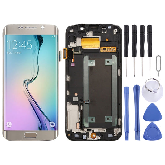 Écran LCD et numériseur d'origine avec châssis pour Samsung Galaxy S6 Edge SM-G925F