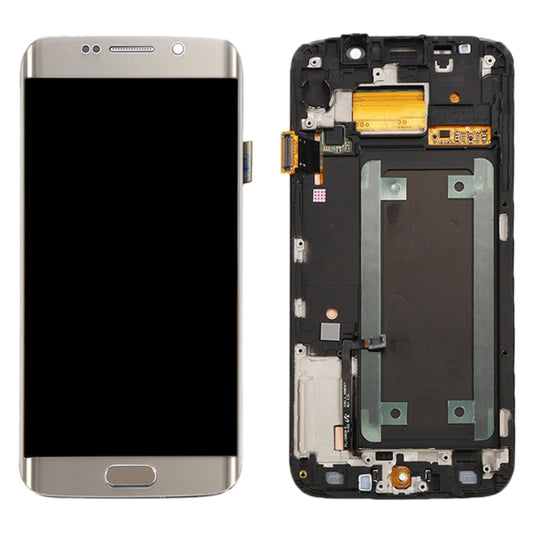Écran LCD et numériseur d'origine avec châssis pour Samsung Galaxy S6 Edge SM-G925F