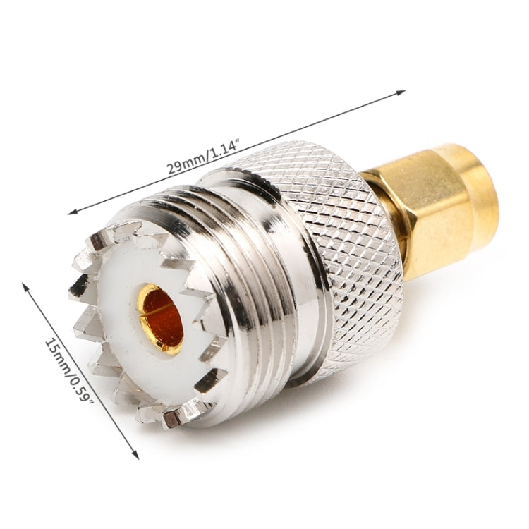 Adaptateur connecteur coaxial RF SMA mâle vers UHF femelle, mâle vers UHF femelle
