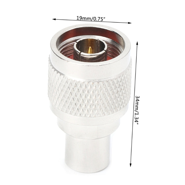 Adaptateur Coaxial NJ / FMEJ RF Connecteur N Mâle vers FME