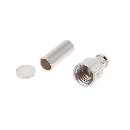 2-in-1 TS9 / CRC9 Stecker Rechtwinkliger HF-Koaxialkartenstecker für RG174 / 178 / 316 LMR100