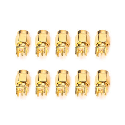 10 connecteurs RF femelles SMA 1,6 mm à clip de montage sur CI