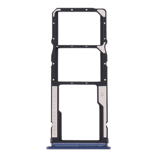 SIM Card Tray + SIM Card Tray + Micro SD Card Tray for Xiaomi Redmi 10X 4G / Redmi Note 9, For Xiaomi Redmi 10X 4G