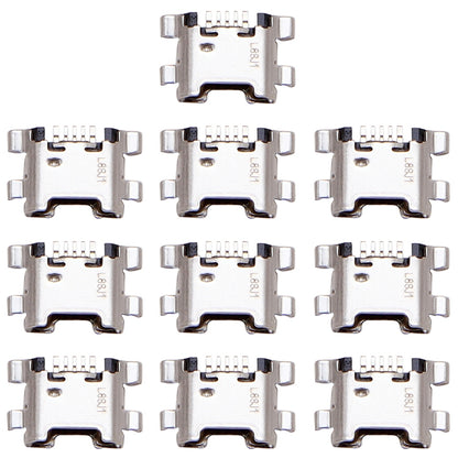 10 PCS Charging Port Connector for Huawei Y6 Prime (2018), For Huawei Y6 Prime (2018)