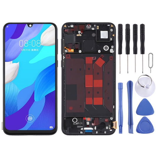 LCD Screen and Digitizer Full Assembly with Frame for Huawei Nova 5 Pro