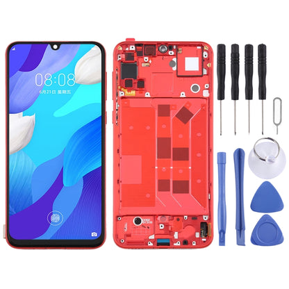 LCD Screen and Digitizer Full Assembly with Frame for Huawei Nova 5 Pro