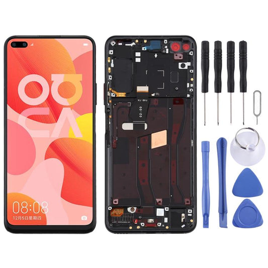 Écran LCD et numériseur complet avec châssis pour Huawei Nova 6 4G, pour Huawei Nova 6 4G