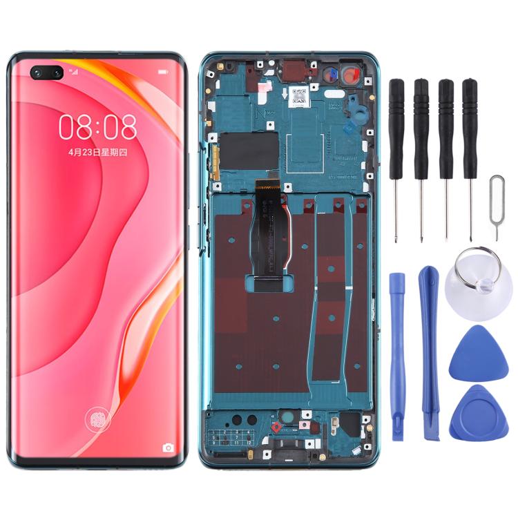 LCD-Bildschirm und Digitizer-Komplettbaugruppe mit Rahmen für Huawei Nova 7 Pro 5G, für Huawei Nova 7 Pro 5G (Original), für Huawei Nova 7 Pro 5G