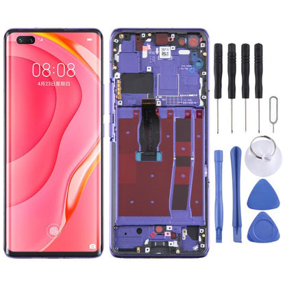 LCD-Bildschirm und Digitizer-Komplettbaugruppe mit Rahmen für Huawei Nova 7 Pro 5G, für Huawei Nova 7 Pro 5G (Original), für Huawei Nova 7 Pro 5G