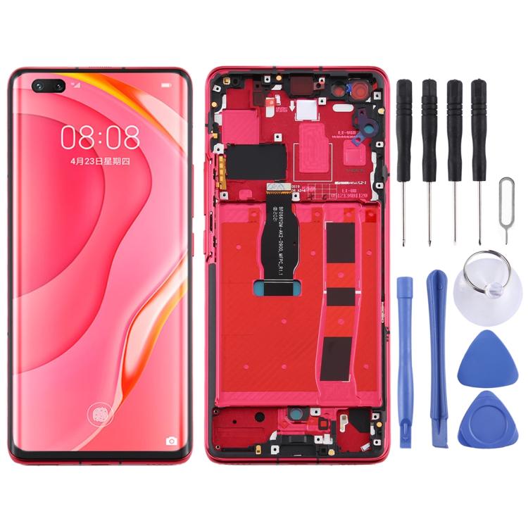 LCD-Bildschirm und Digitizer-Komplettbaugruppe mit Rahmen für Huawei Nova 7 Pro 5G, für Huawei Nova 7 Pro 5G (Original), für Huawei Nova 7 Pro 5G