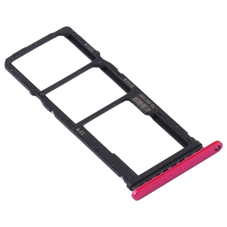 SIM Card Tray + SIM Card Tray + Micro SD Card Tray for Huawei Y7p, For Huawei Y7p