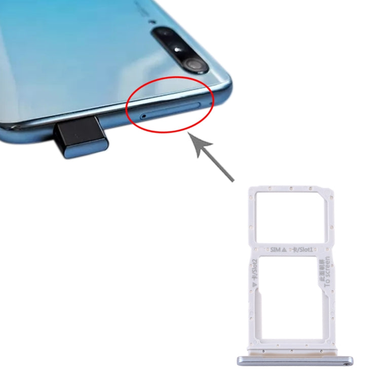 SIM Card Tray + SIM Card Tray / Micro SD Card Tray for Huawei Y9s 2020, For Huawei Y9s 2020