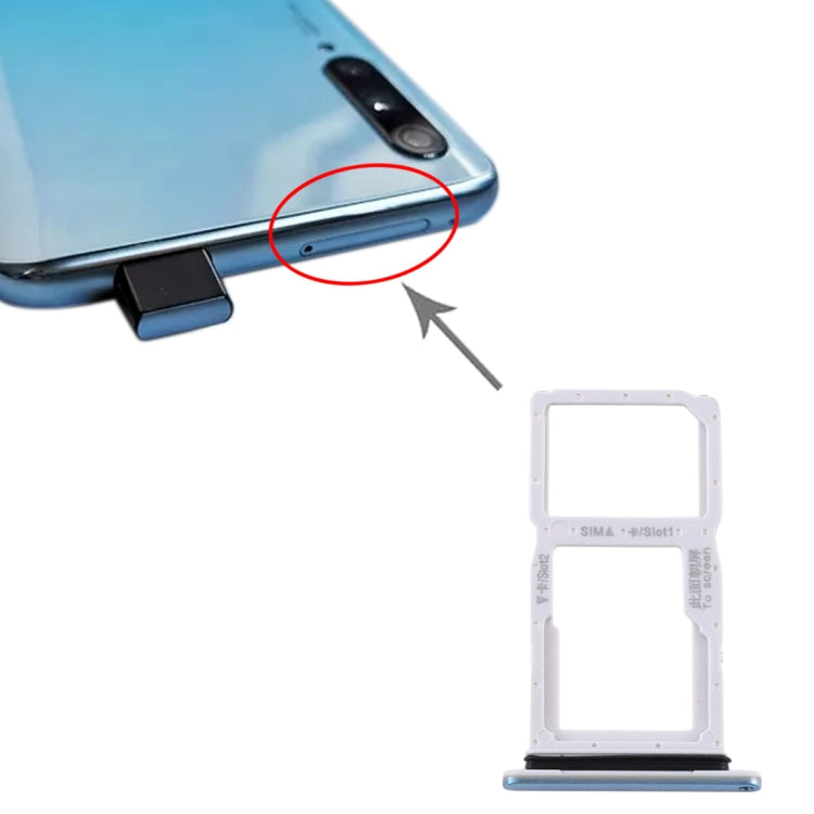 SIM Card Tray + SIM Card Tray / Micro SD Card Tray for Huawei Y9s 2020, For Huawei Y9s 2020