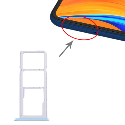 Tiroir pour carte SIM + tiroir pour carte SIM + tiroir pour carte Micro SD pour Huawei Y6s (2020)