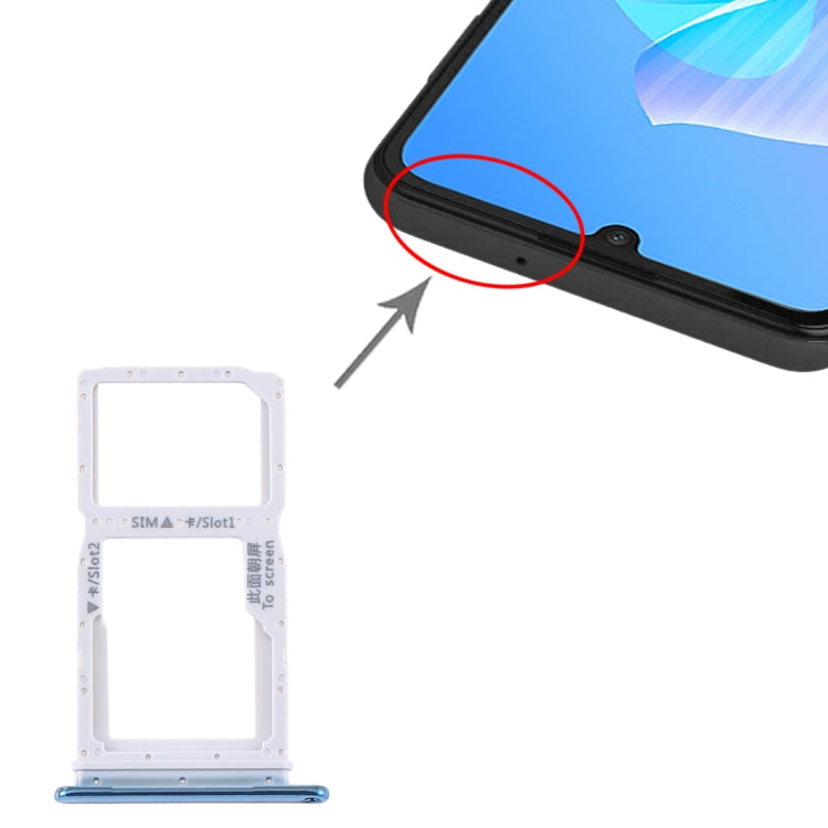 SIM-Kartenhalterung + SIM-Kartenhalterung / Micro-SD-Kartenhalterung für Huawei Enjoy Z 5G, für Huawei Enjoy Z 5G