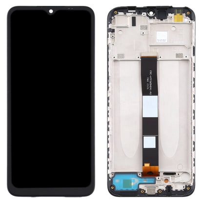 LCD Screen and Digitizer Full Assembly With Frame for Xiaomi Redmi 9A / Redmi 9C / Redmi 9C NFC / Redmi 9AT / Redmi 9i / Redmi 9 Activ / Poco C31 / Redmi 10A, For Xiaomi Redmi 9A
