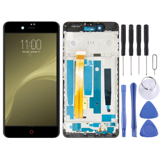 LCD-Bildschirm und Digitizer-Komplettset mit Rahmen für ZTE Nubia Z11 Mini S NX549J, für ZTE Nubia Z11 Mini S
