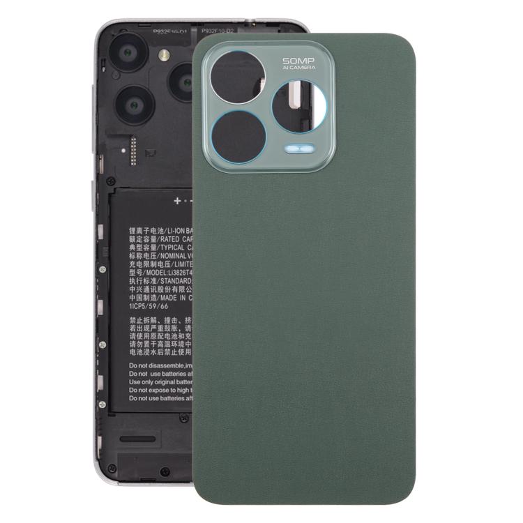 For ZTE Blade V70 Design Leather Material Battery Back Cover with Adhesive