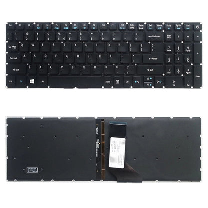US Version Keyboard with Keyboard Backlight for Acer Aspire E5-532 E5-522 E5-573 E5-574 E5-722 E5-752 E5-772 E5-773 E5-575 V5-591G V3-574G F5-573G E15 E5-582P, For Acer Aspire E5-532(with Backlight)