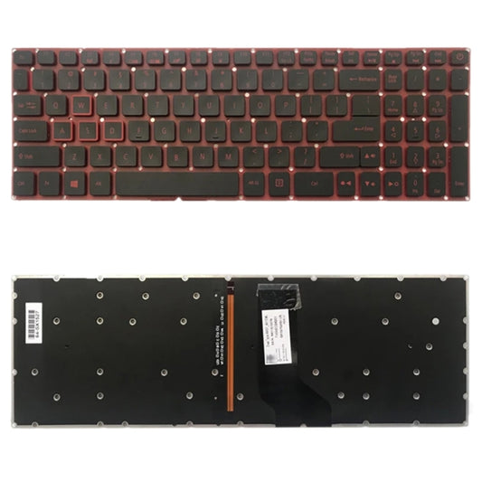US Version Keyboard with Keyboard Backlight for Acer Nitro 5 AN515-51 N17c1 AN515-52 AN515-53, For Acer Nitro 5 AN515-51(with Backlight)
