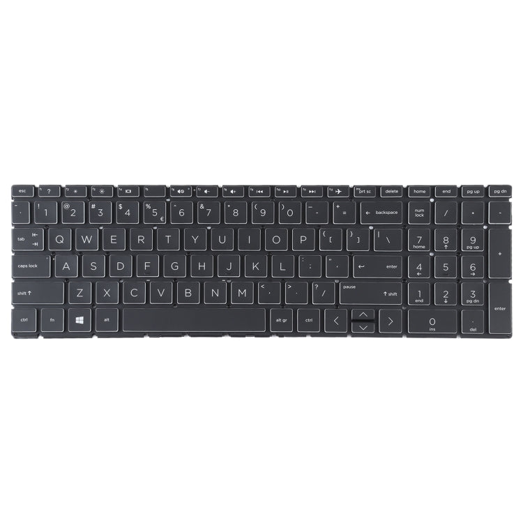 US Version Keyboard with Keyboard Backlight for HP 15-DA 15-DA0002DX 15-DA0008CA 15-DB 15-DB0003CA TPN-C135 TPN-C136, For HP 15-DA, For HP 15-DB
