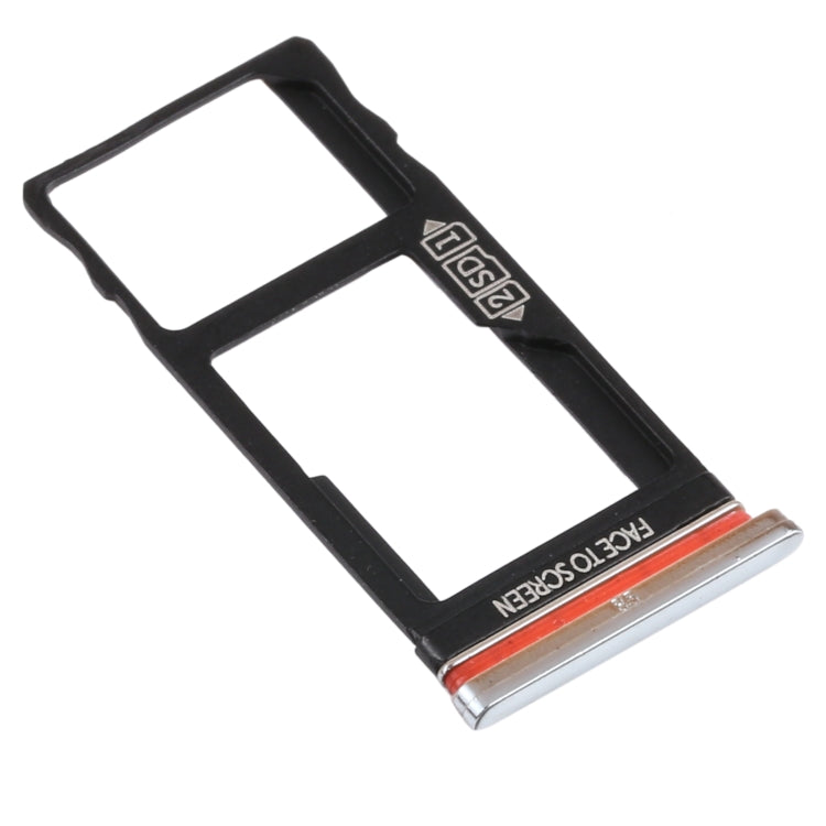 SIM Card Tray + Micro SD Card Tray for Motorola Moto One Action XT2013-1 XT2013-2 XT2013-4, For Motorola Moto One Action