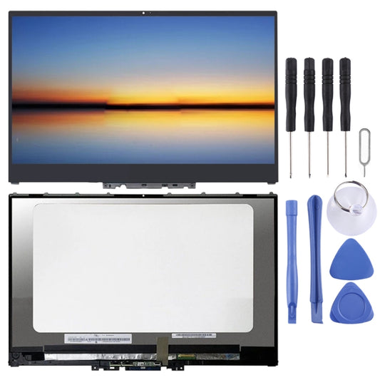 Écran LCD et numériseur complet 1920 x 1080 FHD 30 broches avec châssis pour Lenovo Yoga 720-15 720-15IKB (1920 x 1080)
