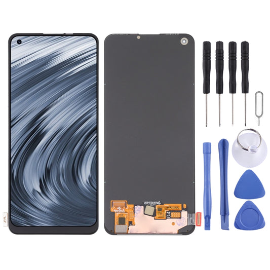 Original Super AMOLED Material LCD Screen and Digitizer Full Assembly for OPPO Realme V15 5G, For Realme V15 5G (Original)