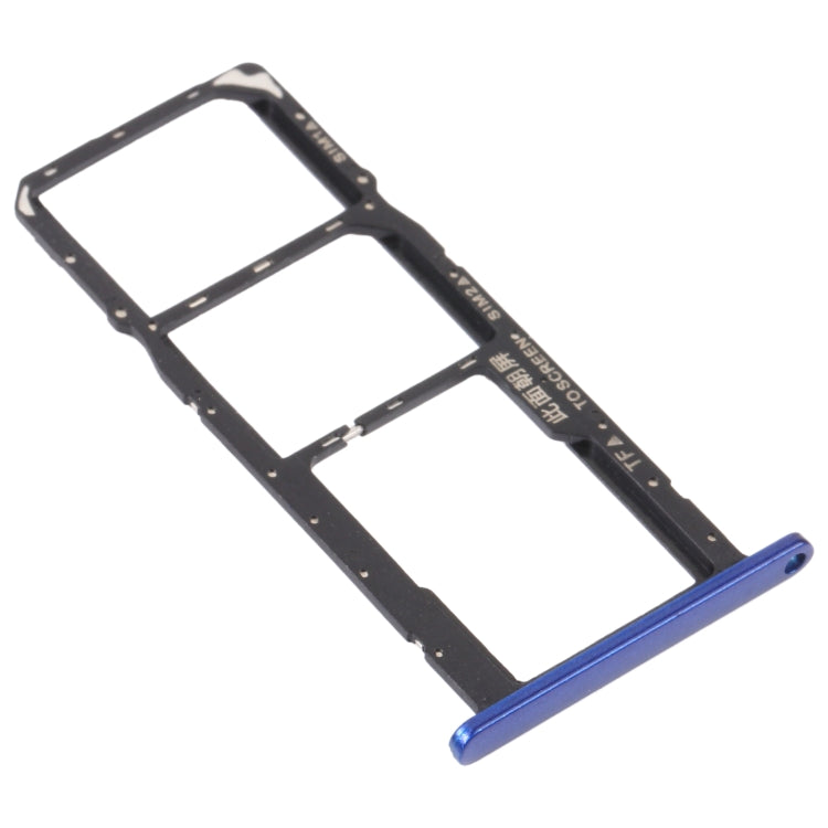 SIM Card Tray + SIM Card Tray + Micro SD Card Tray for Honor 8S, For Honor 8S