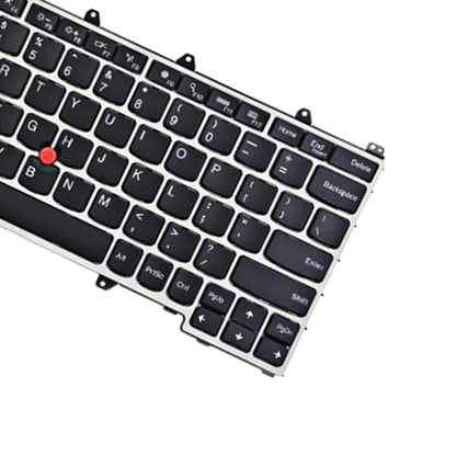 US Version Keyboard With Back Light for Lenovo Thinkpad Yoga 260 / Yoga 370 / X380, For Lenovo Thinkpad Yoga 260(Silver)