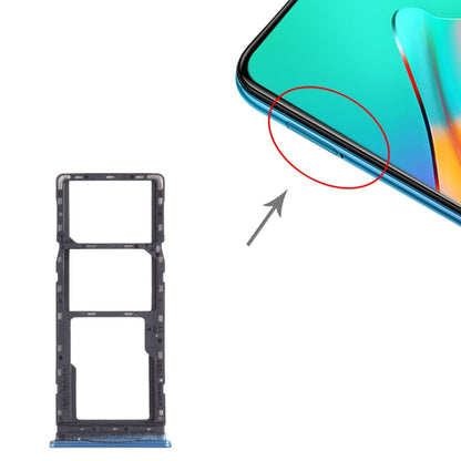 For infinix Hot 10 Play / Smart 5(India) X688C X688B SIM Card Tray + SIM Card Tray + Micro SD Card Tray, For infinix Hot 10 Play